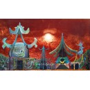 Bozzetto scenografico per Turandot di Puccini 2